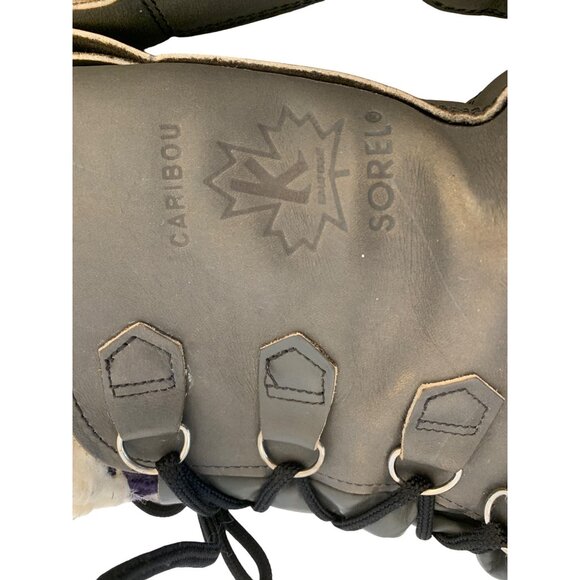 Sorel Mens Caribou Waterproof Winter Boots Size 8 Canada Wool Lined 8972 - Picture 9 of 15